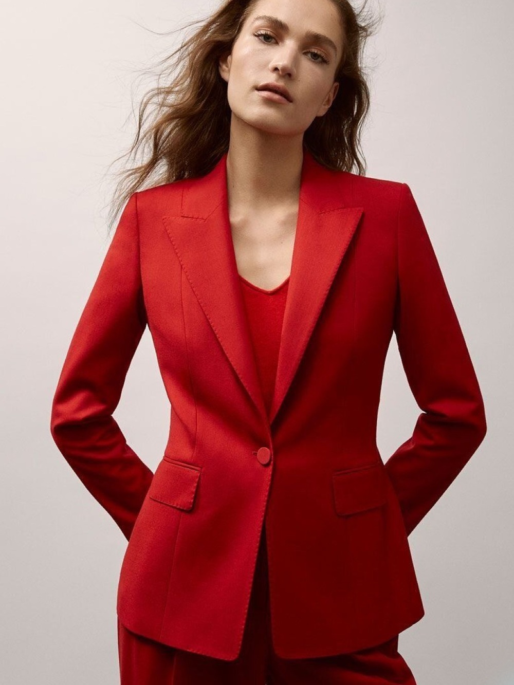 Massimo Dutti Tailored Women's Blazer Jacket Size 2